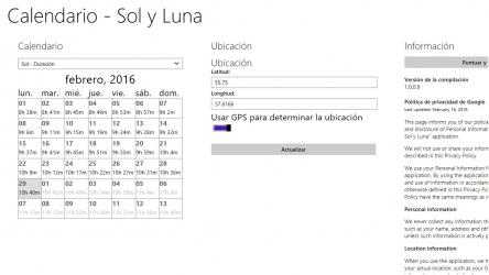 Screenshot 7 Calendario - Sol y Luna windows