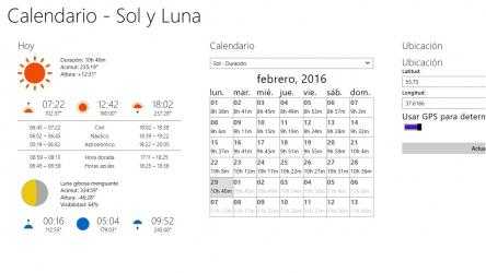 Image 6 Calendario - Sol y Luna windows