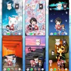 Captura de Pantalla 6 Lively Anime Live Wallpaper android
