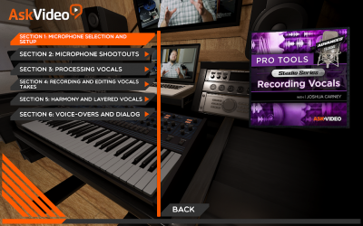 Capture 12 Recording Vocals Course For Pro Tools By Ask.Video android