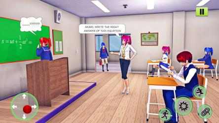 Screenshot 3 Anime School Girl: High School Games 2021 android