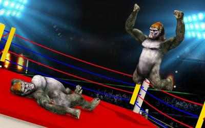 Captura de Pantalla 3 Juego de lucha de anillos de gorilas android