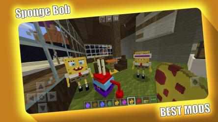 Capture 10 Sponge Bob Mod and Map for Minecraft PE - MCPE android
