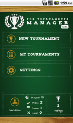 Capture 2 The Tournaments Manager android