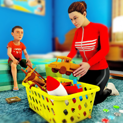 Captura 1 Virtual madre - feliz vida familiar simulador del android