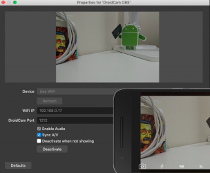 Captura 3 DroidCam OBS android