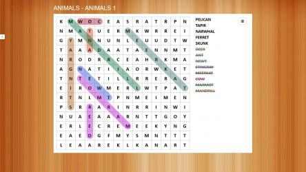 Capture 1 Word Search Free windows