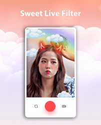 Captura de Pantalla 6 Sweet Live Filter Face Camera android