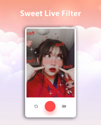 Captura de Pantalla 2 Sweet Live Filter Face Camera android