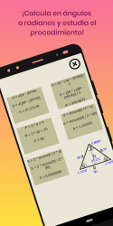 Captura de Pantalla 10 Calculadora trigonometrica con procedimiento android