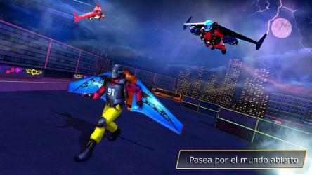 Captura de Pantalla 9 Flying Jetpack Hero Crime 3D Fighter Simulator android