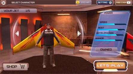 Captura de Pantalla 6 Flying Jetpack Hero Crime 3D Fighter Simulator android
