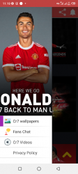 Captura 4 Cristiano Ronaldo Man Utd Wallpapers android