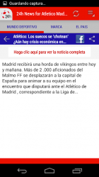 Captura de Pantalla 4 Atlético de Madrid 24h android