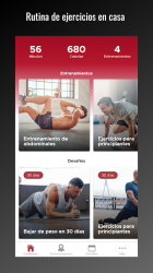 Screenshot 2 Rutinas de ejercicios en casa para hombres android