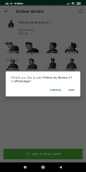 Captura 4 Stickers Policia de Harina Para WhatsApp android