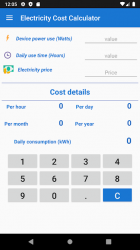 Captura de Pantalla 4 Calculadora de costo de electricidad android