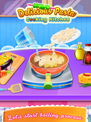 Captura de Pantalla 4 Pasta Cocinando Manía: Cocina Juego android