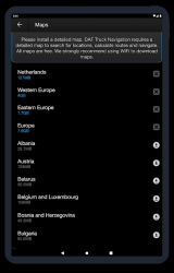 Screenshot 8 DAF Truck Navigation android