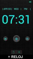 Captura 3 Linterna + reloj android
