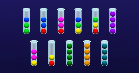 Screenshot 8 Ball Sort Puzzle - Sorting Puzzle Games android