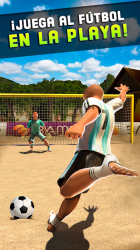 Captura de Pantalla 3 Dispara y Gol - Juego de Fútbol Playa android
