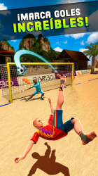Captura de Pantalla 2 Dispara y Gol - Juego de Fútbol Playa android