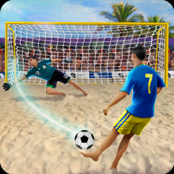 Captura de Pantalla 1 Dispara y Gol - Juego de Fútbol Playa android