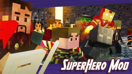 Screenshot 4 Mod Super Heroes para Minecraft PE android