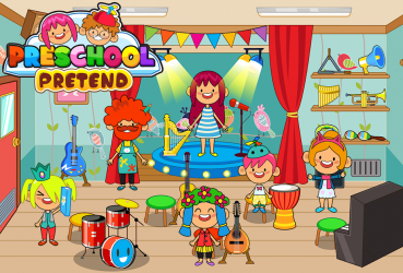 Captura de Pantalla 5 Pretend Preschool - Kids School Learning Games android