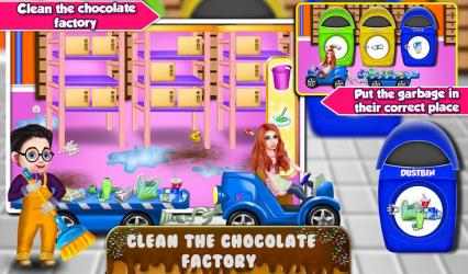 Captura de Pantalla 14 Chocolate Maker Factory Cooking Game android