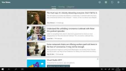 Screenshot 2 News Reader for Vox News windows