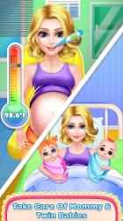 Captura de Pantalla 2 Pregnant Mommy And Twin Baby Care android