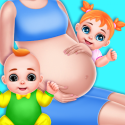 Screenshot 1 Pregnant Mommy And Twin Baby Care android