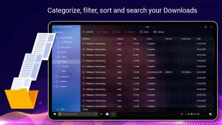 Captura de Pantalla 3 Download Manager Gold windows