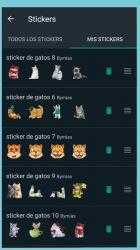 Captura de Pantalla 6 Stickers de gatos para whatsapp - WAStickerApps android