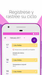 Screenshot 6 Calendario Menstrual Lilly android