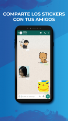 Captura 4 Stickers Animados Whatsapp android