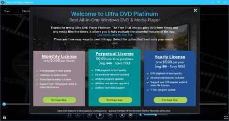 Captura 9 Ultra DVD Player Platinum windows