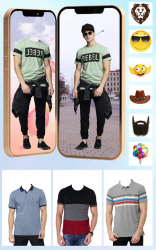 Image 2 Men T Shirt Photo Suit Editor - Design T Shirt android