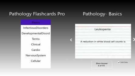Screenshot 4 Pathology Flashcards Pro windows