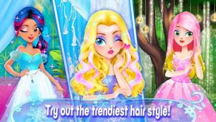 Captura de Pantalla 9 Girl Games: Princess Hair Salon Makeup Dress Up android