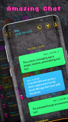Screenshot 3 Tema de Graffiti SMS Messenger android
