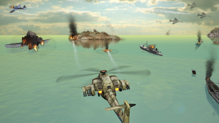 Captura de Pantalla 3 Ataque por helicóptero 3D android