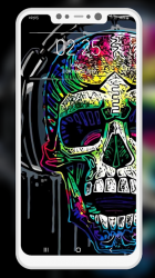 Captura de Pantalla 13 Skull Wallpaper android