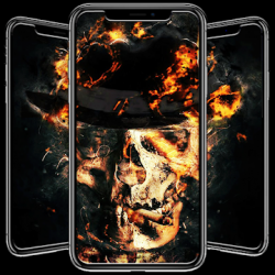 Captura de Pantalla 1 Skull Wallpaper android