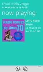 Screenshot 1 Los70 Radio Vargas windows