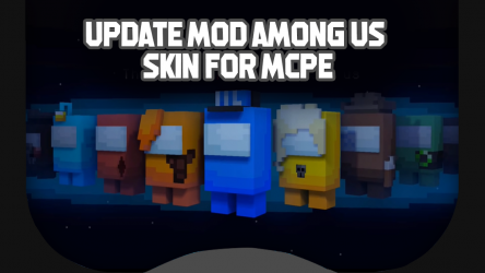 Screenshot 2 Update Mod Among Us Skin for MCPE android
