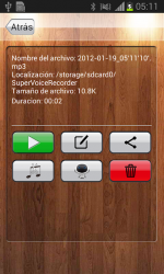 Screenshot 4 Grabadora de voz avanzada android