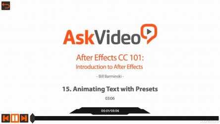 Captura de Pantalla 11 Intro to After Effects CC By Ask.Video windows